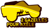 Logo 2 Gazelles pour Axèle